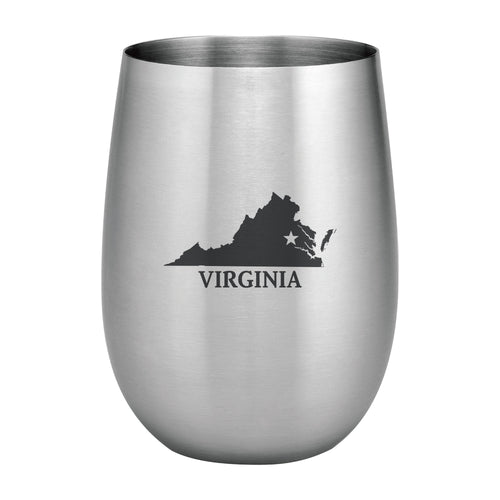 Supreme Stainless Steel Virginia 20 oz. Stemless Wine Glass