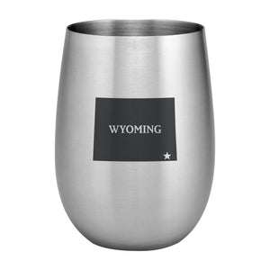 Supreme Stainless Steel Wyoming 20 oz. Stemless Wine Glass