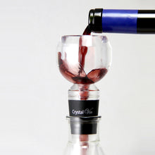 Load image into Gallery viewer, Gourmet Art Crystal Vine Wine Aerator, Black