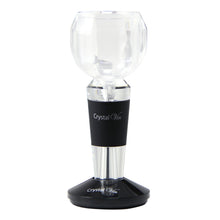 Load image into Gallery viewer, Gourmet Art Crystal Vine Wine Aerator, Black