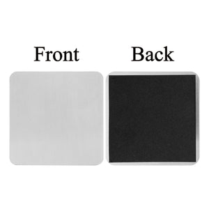 Supreme Stainless Steel 4-Piece Wine Coaster