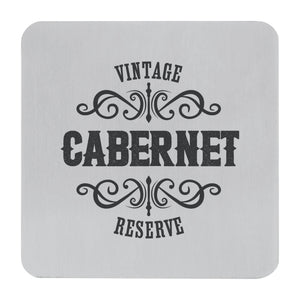 Supreme Stainless Steel 4-Piece Wine Coaster