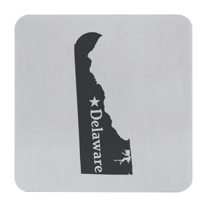 Supreme Stainless Steel 4-Piece Delaware Coaster