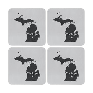 Supreme Stainless Steel 4-Piece Michigan Coaster