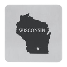 Load image into Gallery viewer, Supreme Stainless Steel 4-Piece Wisconsin Coaster