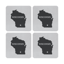Load image into Gallery viewer, Supreme Stainless Steel 4-Piece Wisconsin Coaster
