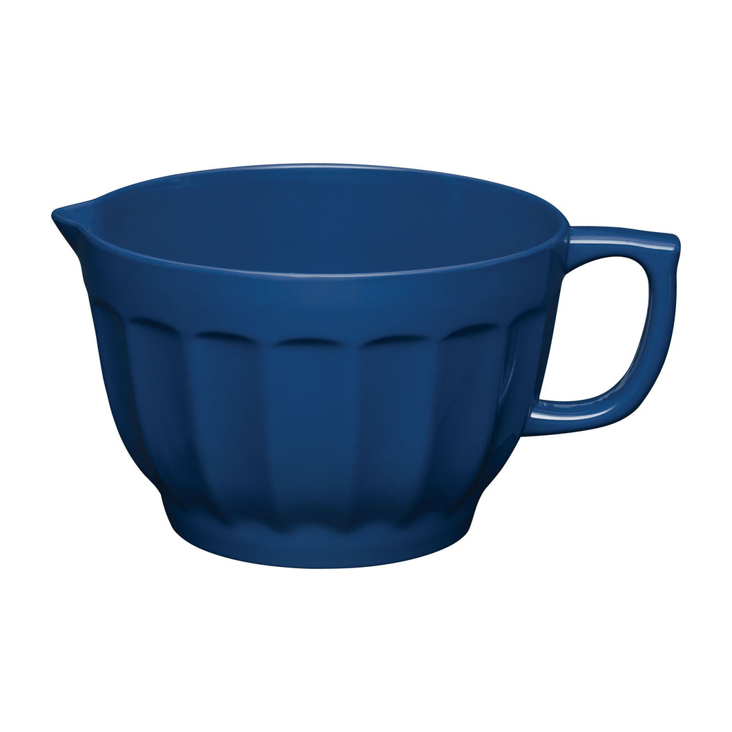 Gourmet Art Latte Melamine 4.3 qt. Batter Bowl, Navy