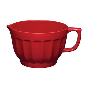 Gourmet Art Latte Melamine 4.3 qt. Batter Bowl, Red