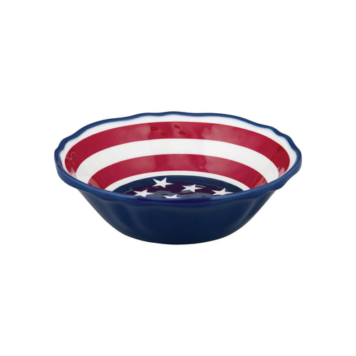 Gourmet Art 6-Piece American Flag Melamine 7
