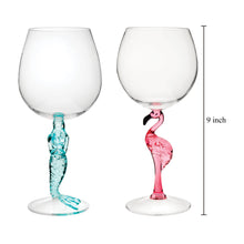 Load image into Gallery viewer, Gourmet Art 2-Piece Flamingo 20 oz. Acrylic Wine Glass