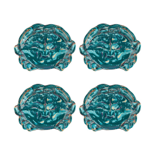 Gourmet Art 4-Piece Sealife Crab Melamine 9 1/2 Plate