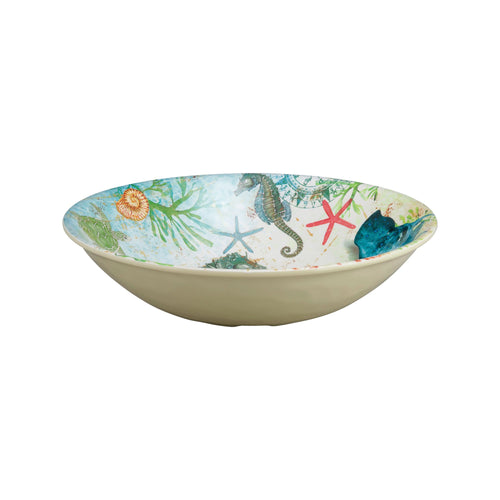 Gourmet Art 6-Piece Sealife Seahorse Melamine 8 Bowl
