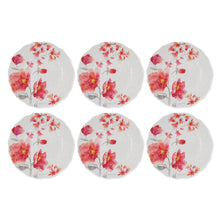 Load image into Gallery viewer, Gourmet Art 6-Piece Tiger Lily Melamine 8 3/4 Plate