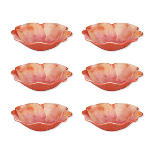 Gourmet Art 6-Piece Tiger Lily Melamine 8 Bowl