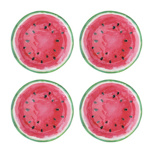 Gourmet Art 16-Piece Watermelon Melamine Dinnerware Set