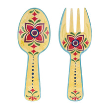 Load image into Gallery viewer, Gourmet Art 2-Piece Fiesta Floral Melamine Salad Server