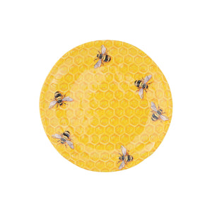 Gourmet Art 4-Piece Beehive Melamine 6 Plate