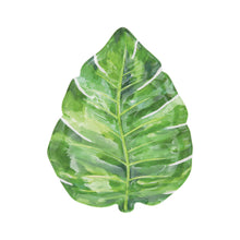 Load image into Gallery viewer, Gourmet Art 4-Piece Monstera Melamine 9 Plate