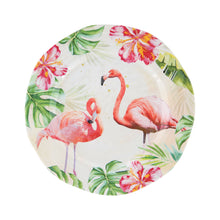 Load image into Gallery viewer, Gourmet Art 6-Piece Flamingo Melamine 9 Plate