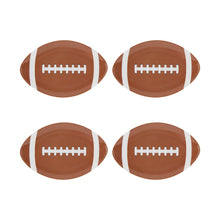 Load image into Gallery viewer, Gourmet Art 4-Piece Football Melamine 8 Plate