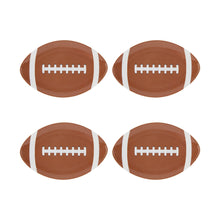 Load image into Gallery viewer, Gourmet Art 4-Piece Football Melamine 8 Plate