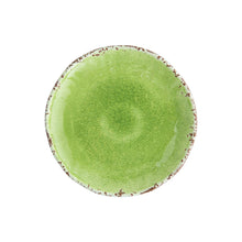Load image into Gallery viewer, Gourmet Art 4-Piece Crackle 6&quot; Melamine Plate, Green