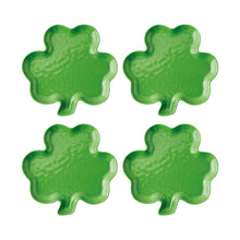 Load image into Gallery viewer, Gourmet Art 4-Piece Shamrocks 7&quot; Melamine Plate