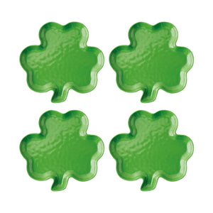 Gourmet Art 4-Piece Shamrocks 7" Melamine Plate