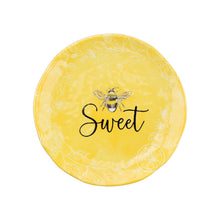 Load image into Gallery viewer, Gourmet Art 4-Piece Sweet Bee 6&quot; Melamine Plate