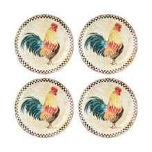 Load image into Gallery viewer, Gourmet Art 16-Piece Country Rooster Melamine Dinnerware Set