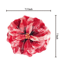 Load image into Gallery viewer, Gourmet Art 4-Piece Poinsettias 6&quot; Melamine Plate