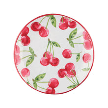 Load image into Gallery viewer, Gourmet Art 4-Piece Cherry 6&quot; Melamine Plate