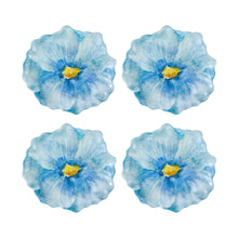 Load image into Gallery viewer, Gourmet Art 4-Piece Sky Blue 6&quot; Melamine Plate