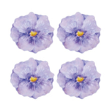 Load image into Gallery viewer, Gourmet Art 4-Piece Lavender 6&quot; Melamine Plate