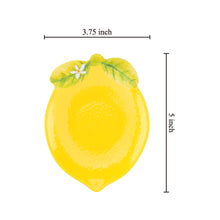 Load image into Gallery viewer, Gourmet Art 4-Piece Mini Lemon 5&quot; Melamine Plate