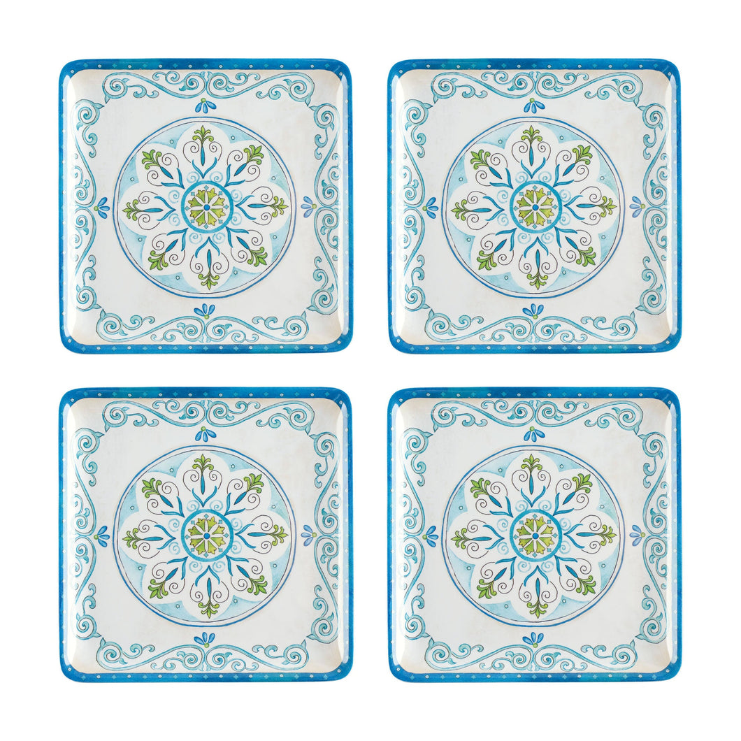 Gourmet Art 4-Piece Jewel Medallion 5 7/8