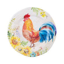 Load image into Gallery viewer, Gourmet Art 12-Piece Rooster Melamine Dinnerware Set