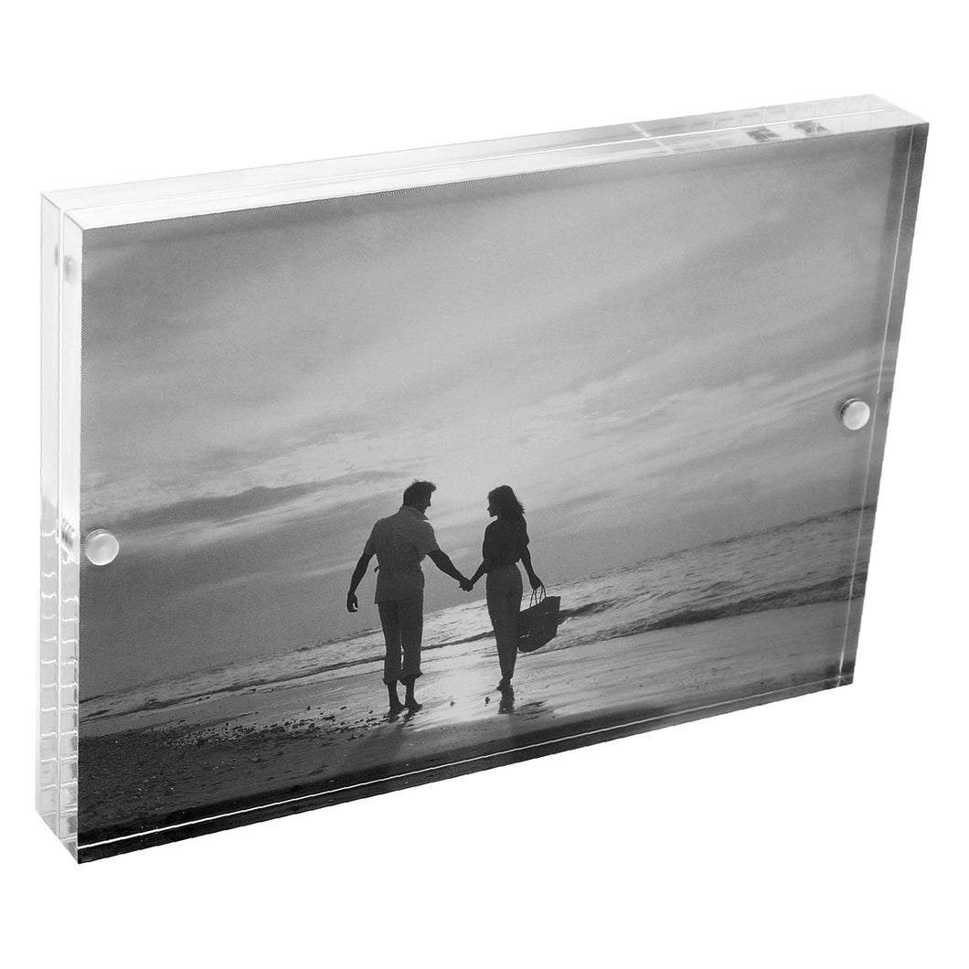 Acrylic 5 x 7 Magnetic Block Picture Frames