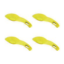 Load image into Gallery viewer, Gourmet Art 4-Piece Silicone Spoon Rest Set, Yellow