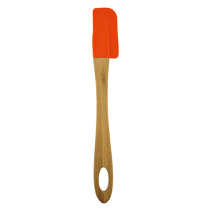 Gourmet Art 2-Piece Silicone Small Spatula, Orange