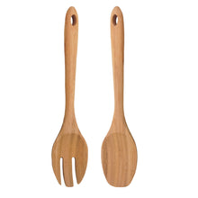 Load image into Gallery viewer, Gourmet Art 2-Piece Bamboo 12&quot; Salad Server