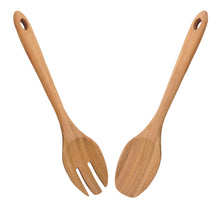 Load image into Gallery viewer, Gourmet Art 2-Piece Bamboo 12&quot; Salad Server