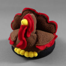 Load image into Gallery viewer, Drinkwear 4-Piece Turkey Plush Slipper Coaster