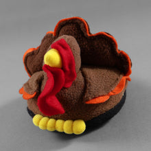 Load image into Gallery viewer, Drinkwear 4-Piece Turkey Plush Slipper Coaster