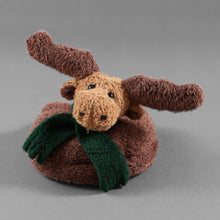 Load image into Gallery viewer, Drinkwear 4-Piece Choc Moose Plush Coaster