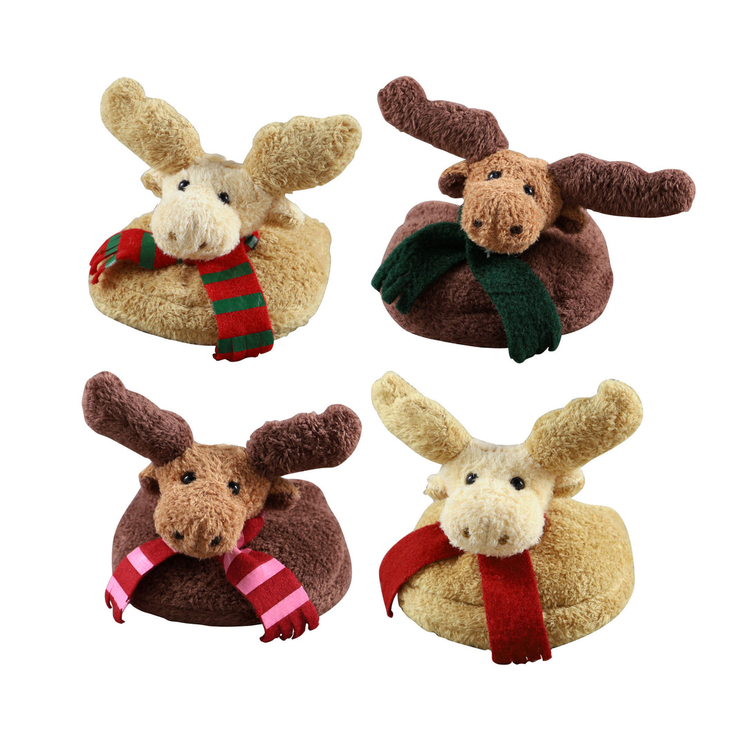 Drinkwear 4-Piece Choc Moose Plush Coaster