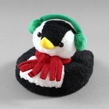Load image into Gallery viewer, Drinkwear 4-Piece Penguin Plush Coaster