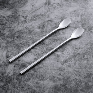 Supreme Stainless Steel 2-Piece Round Handle Ice Tea Spoon