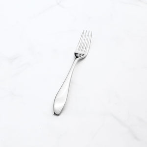 Supreme Stainless Steel 2-Piece Square-Off Oval Edge Dessert Fork