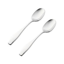 Load image into Gallery viewer, Supreme Stainless Steel 2-Piece Square-Off Oval Edge Tea Spoon